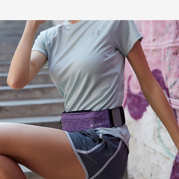 Three pocket running phone waist bag